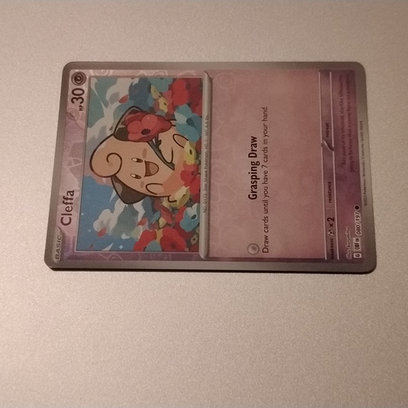 Cleffa Pokmon Card Cleffa Pokmon Card